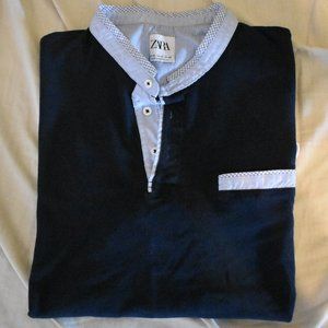 Zara Mandarin Collar Shirt